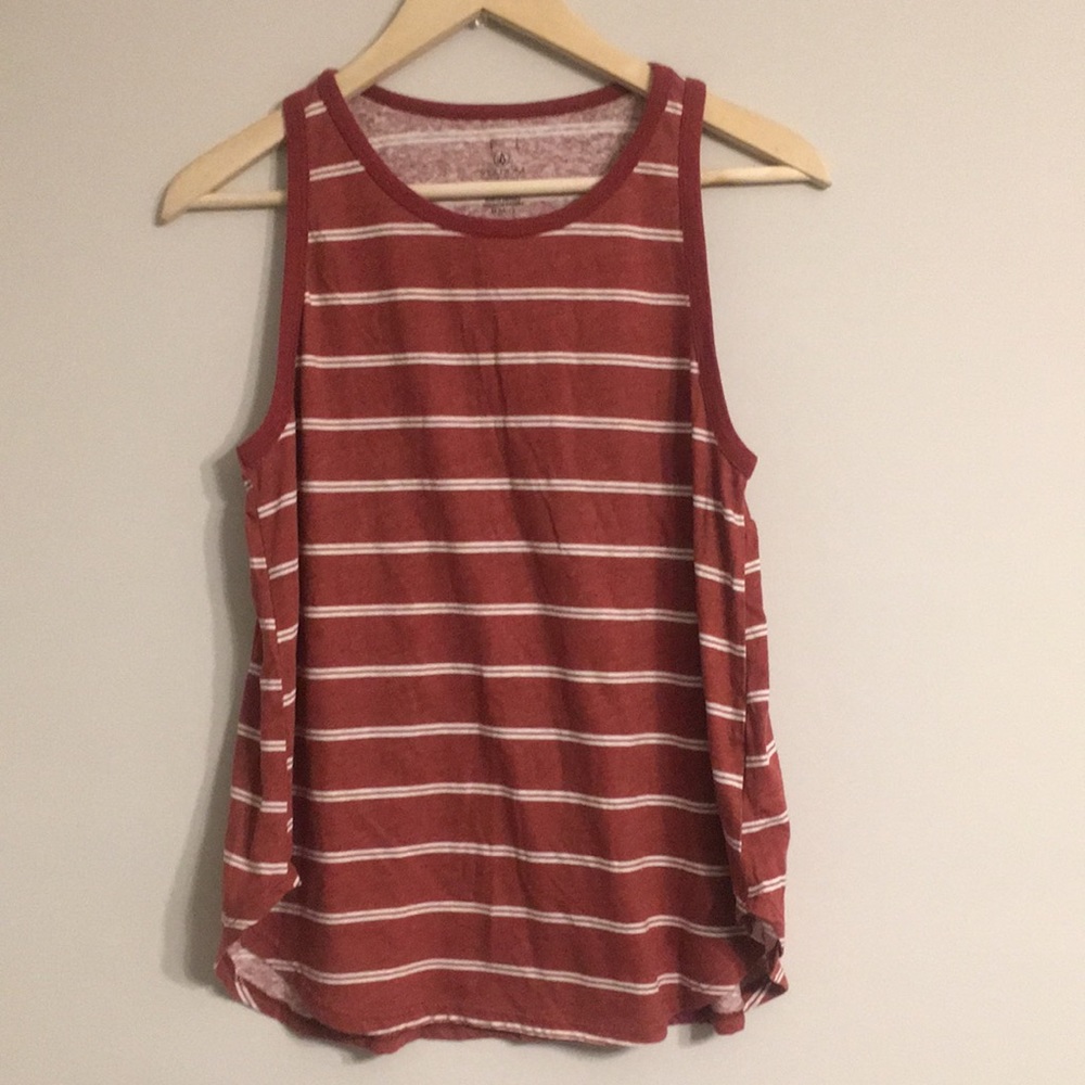 Volcom Tank Top Women Medium Striped